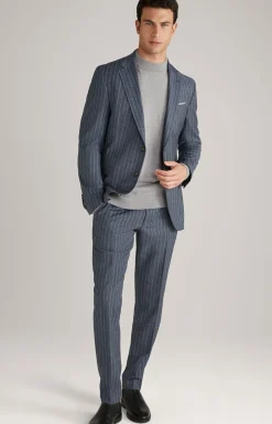 Merinowoll-Pullover Davide in Grau meliert