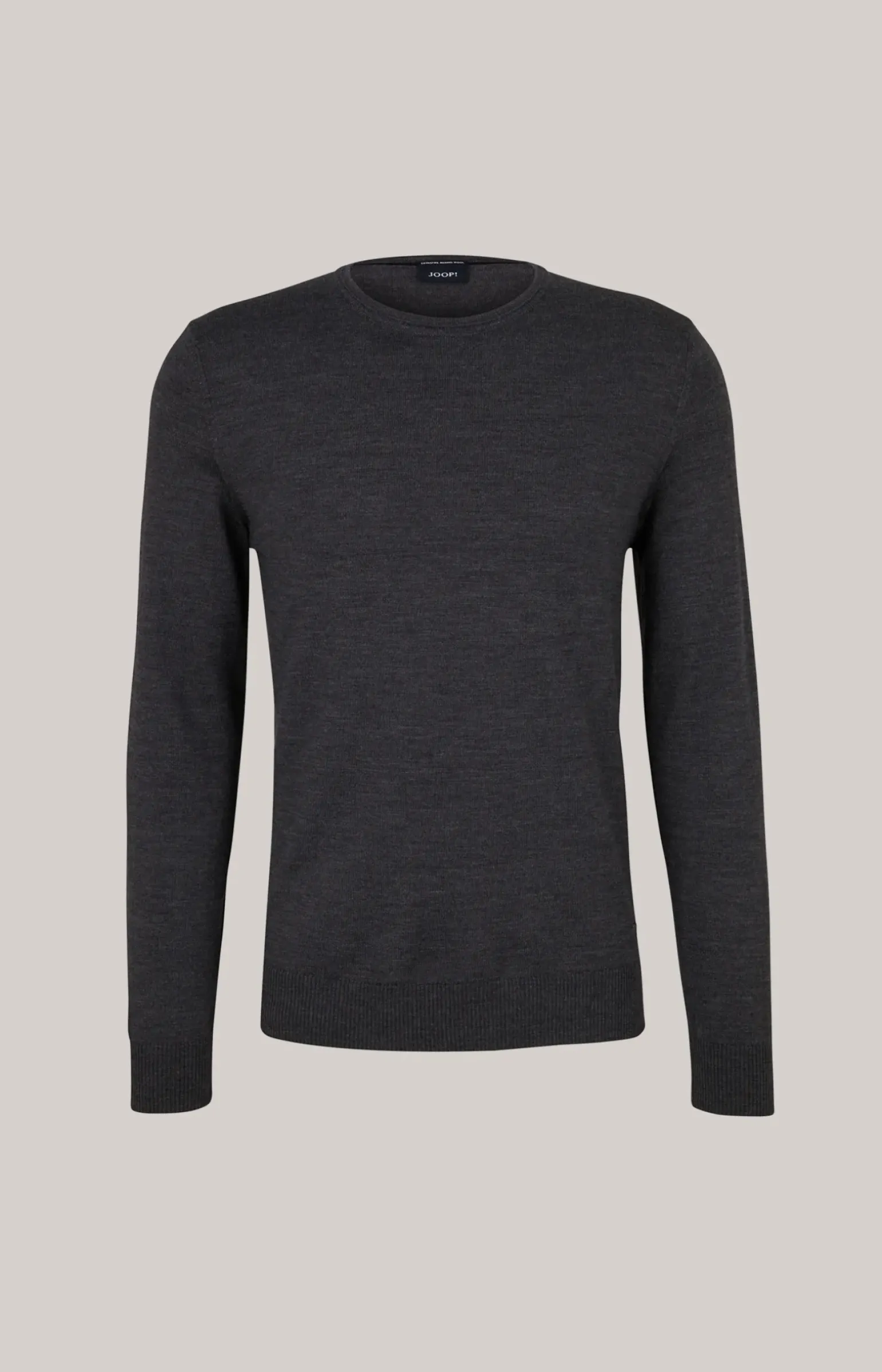 Merinowoll-Pullover Denny in Anthrazit