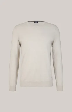 Merinowoll-Pullover Denny in Beige