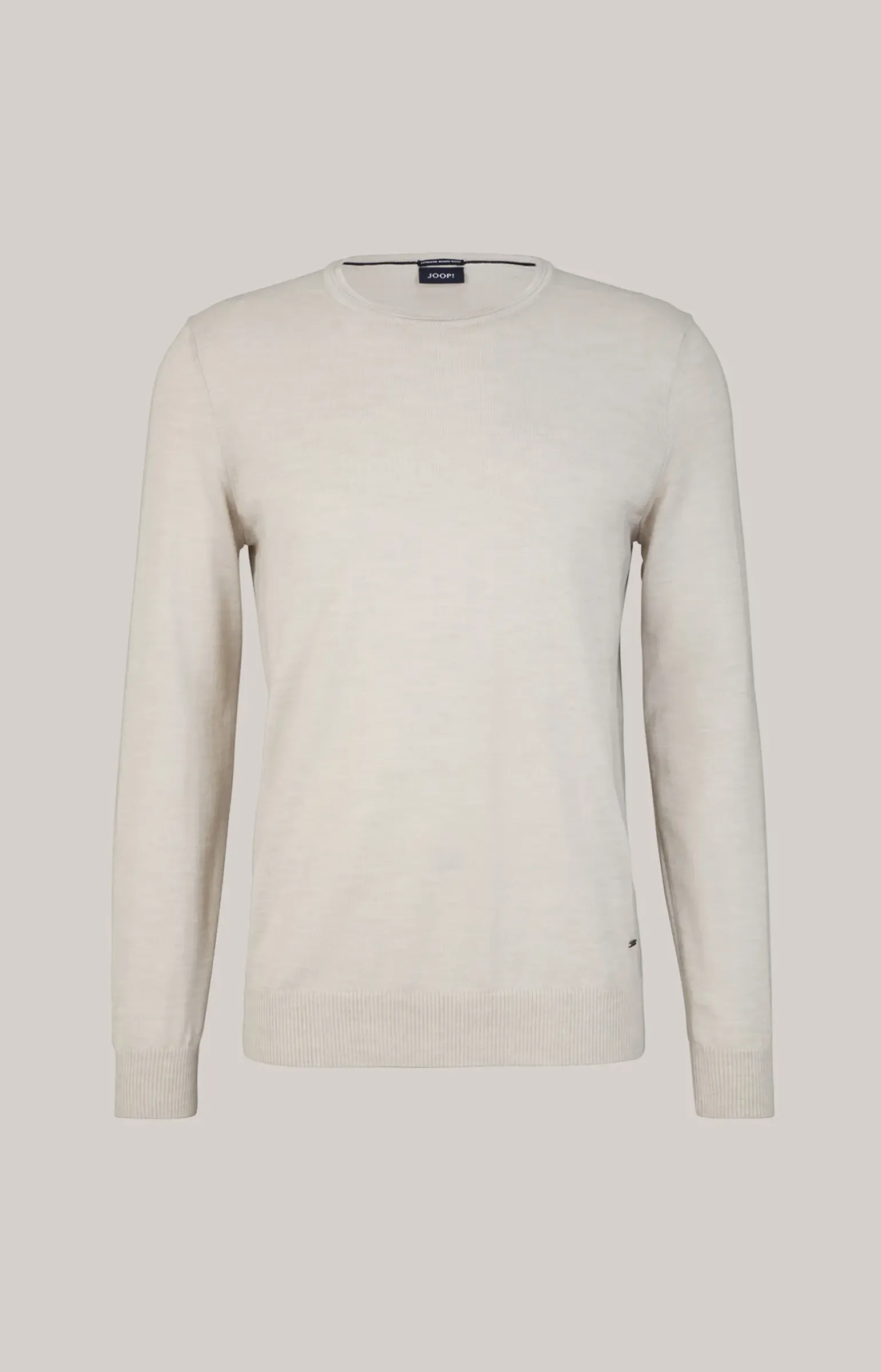 Merinowoll-Pullover Denny in Beige