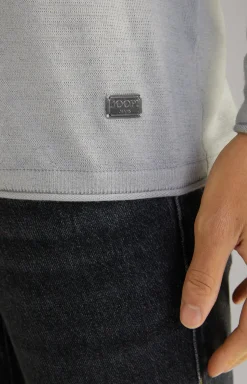 Merinowoll-Pullover Lelios in Grau