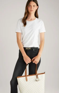 Midi-Shopper Cortina Lara in Offwhite