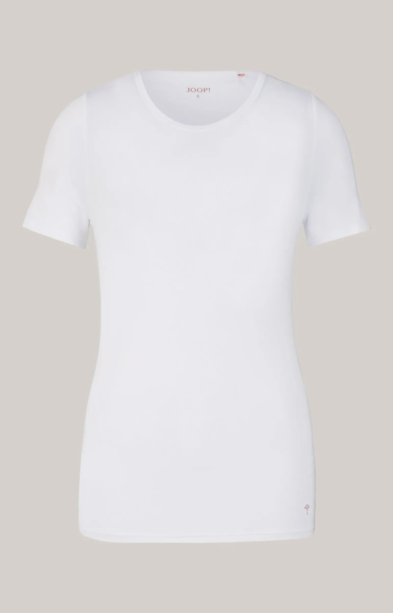 Modal T-Shirt in Weiß