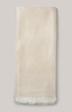 Modal-Baumwoll-Schal in Beige