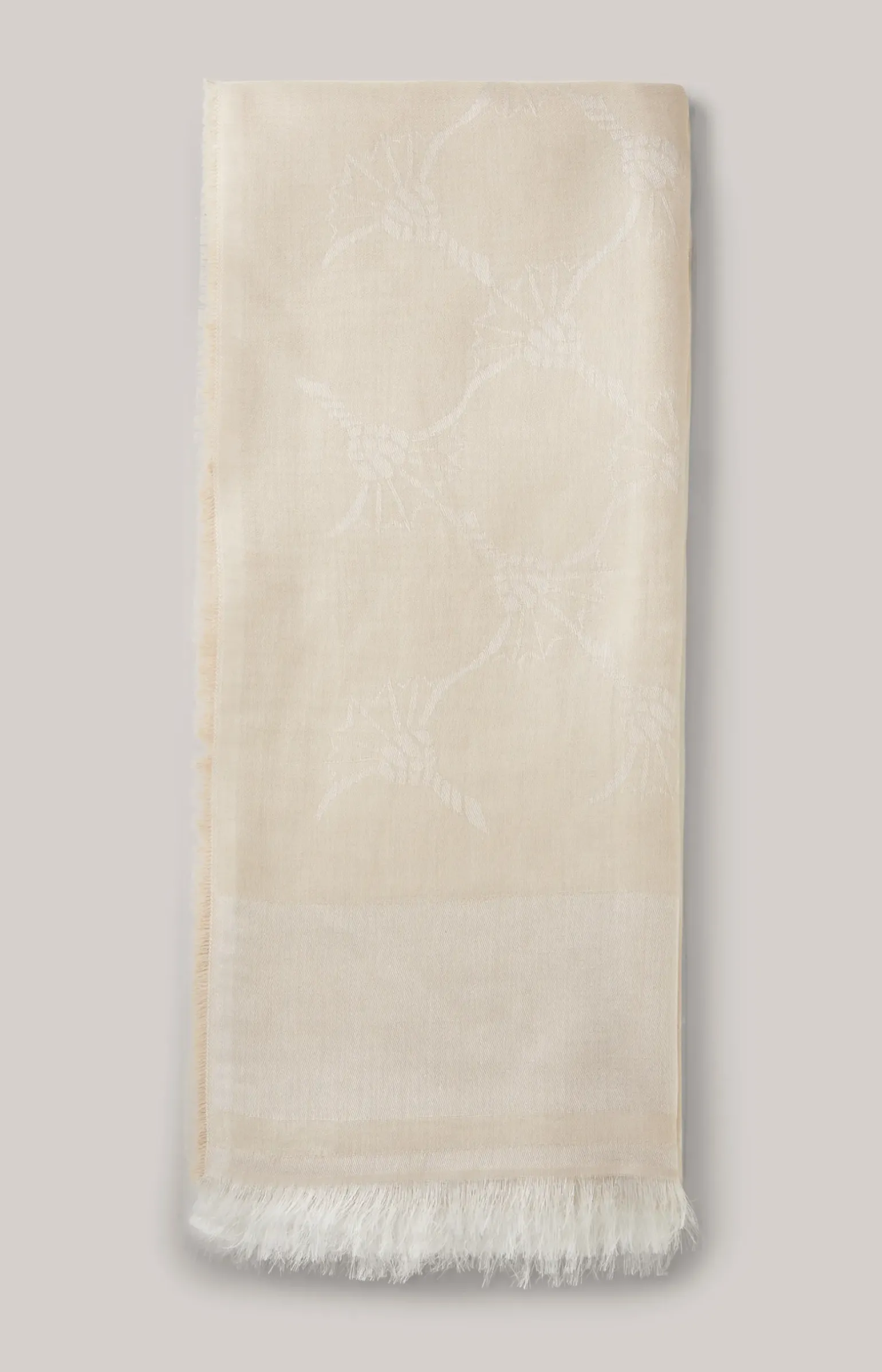 Modal-Baumwoll-Schal in Beige