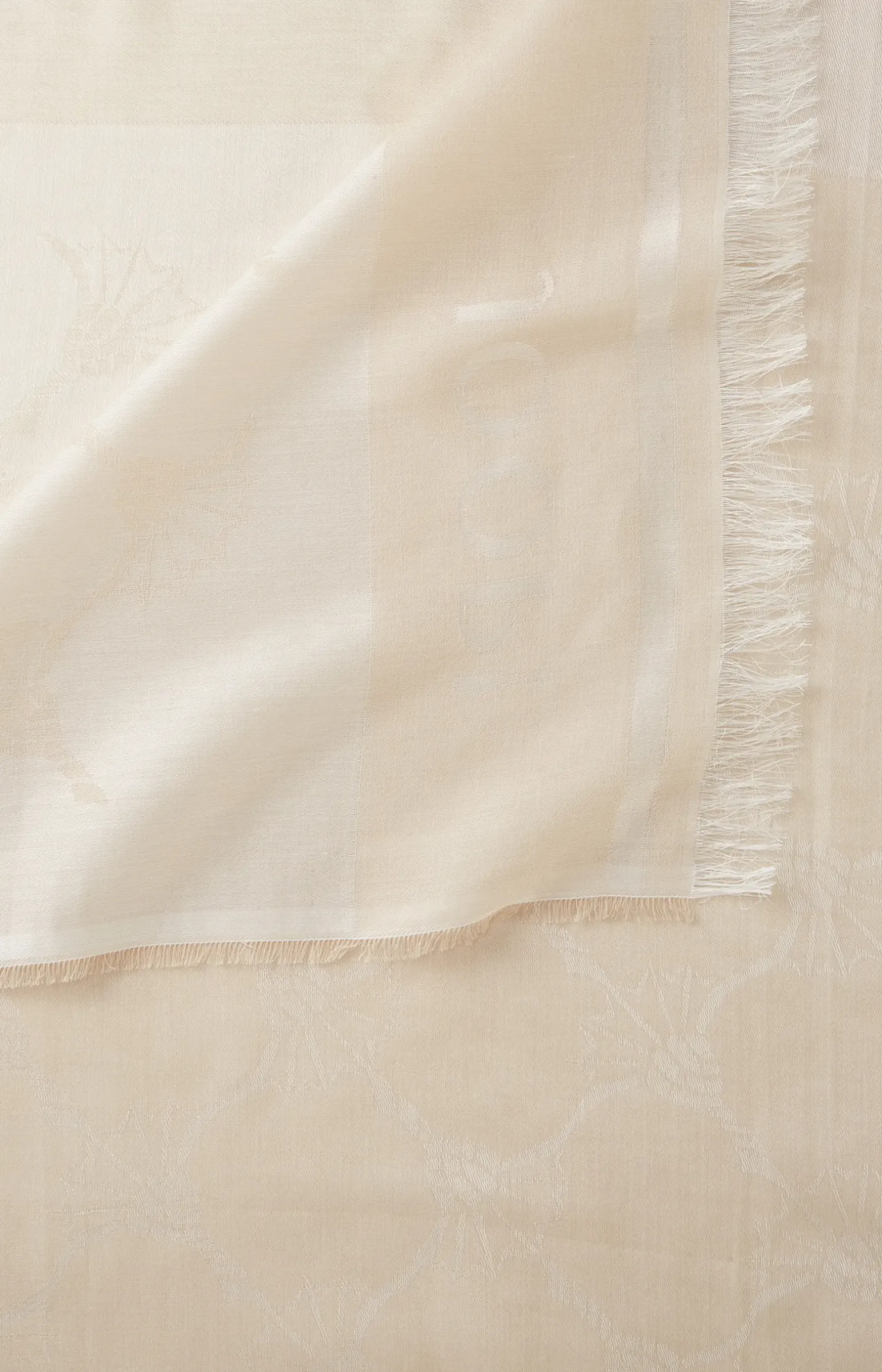 Modal-Baumwoll-Schal in Beige