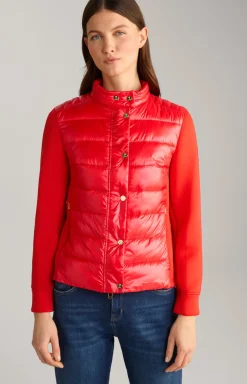 Neopren-Jacke mit Stepp in Rot
