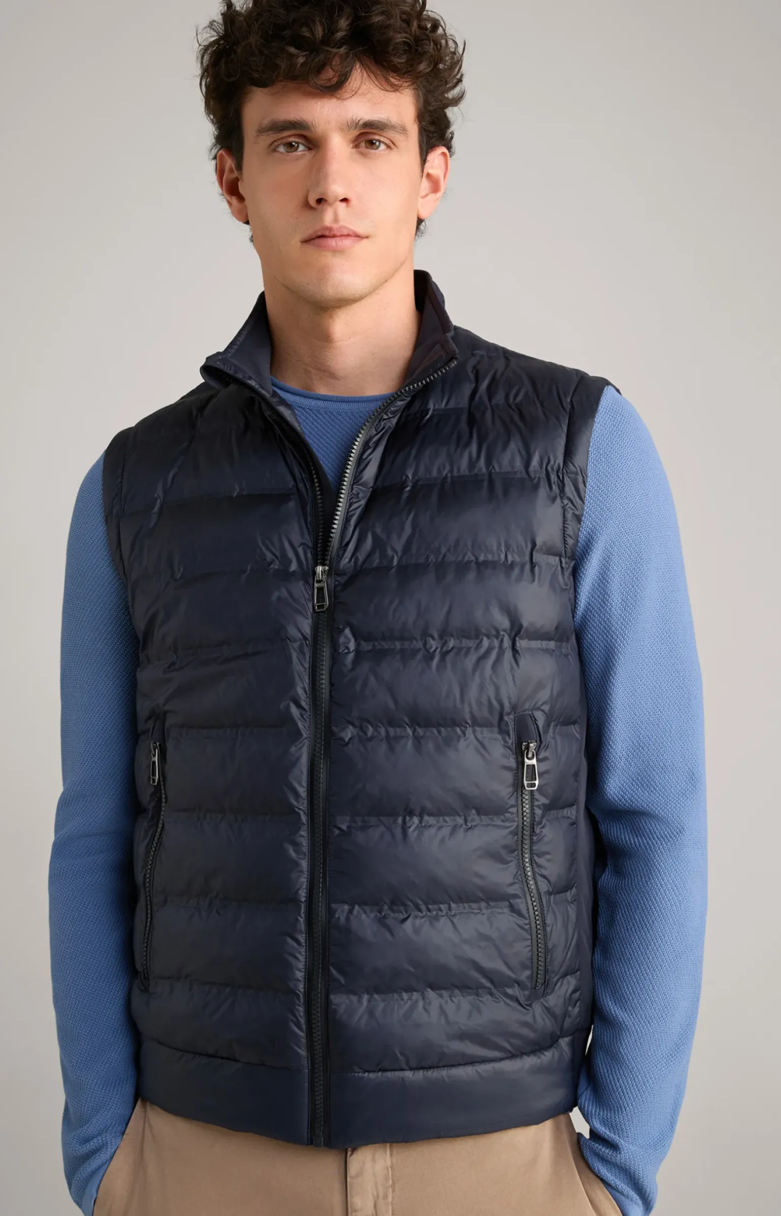 Nylon-Steppweste Alco in Navy