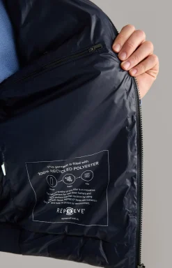 Nylon-Steppweste Alco in Navy