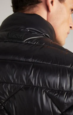 Nylon-Steppweste Vanor in Schwarz