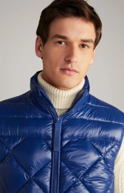 Nylon-Steppweste Vanor in Blau