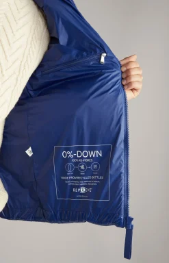 Nylon-Steppweste Vanor in Blau