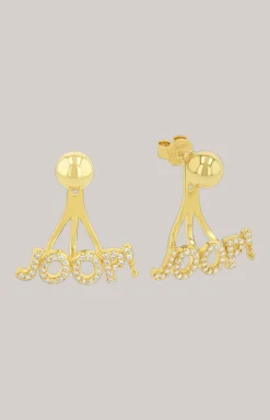 Ohrhänger mit Zirkonia in Gold