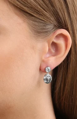 Ohrringe mit Zirkonia in Silber