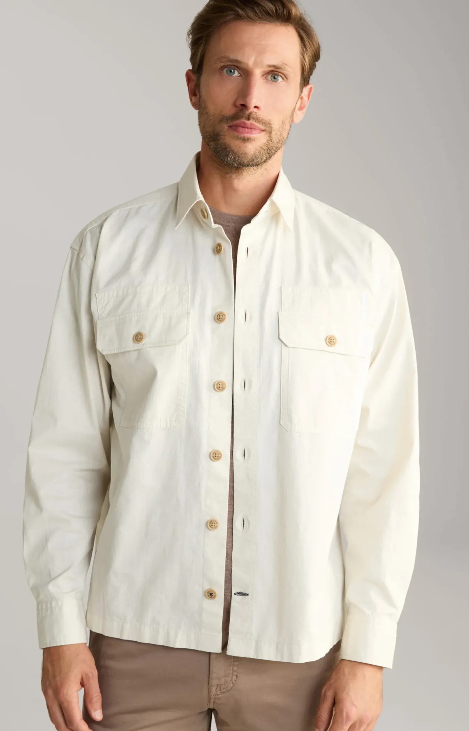 Overshirt Hadwin in Offwhite
