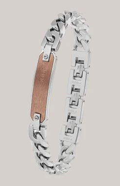 Panzerarmband in Silber