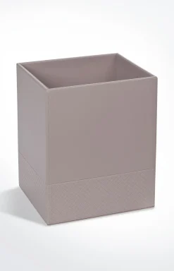 Papierkorb Bathline, Grau-Rosé