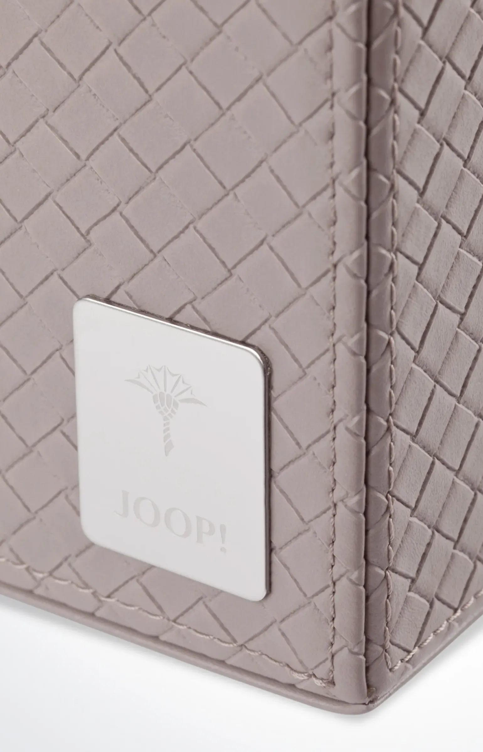 Papierkorb Bathline, Grau-Rosé