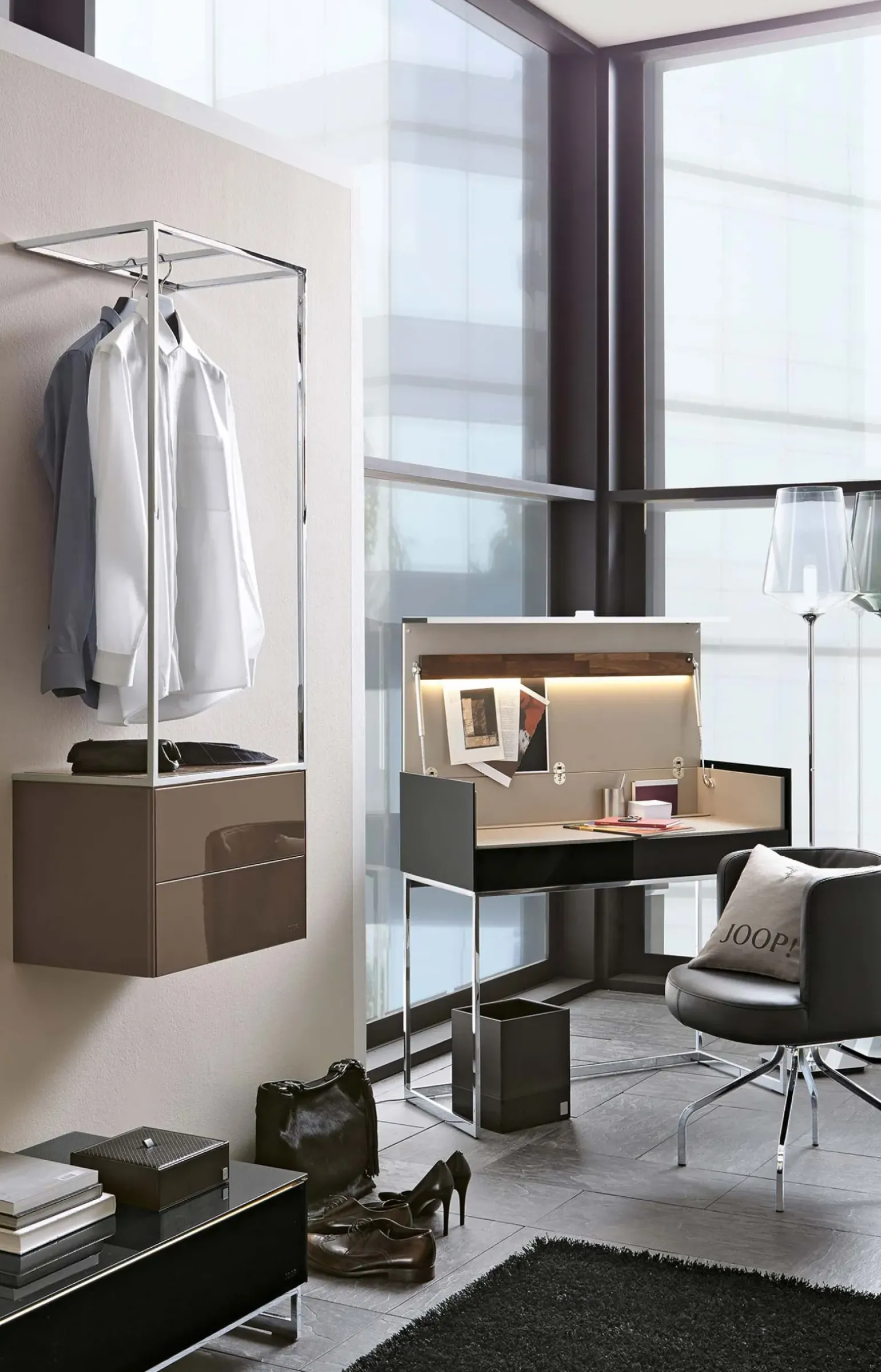 Papierkorb Bathline, Schwarz