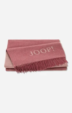 Plaid JOOP! FINE-DOUBLEFACE in Rouge-Nude