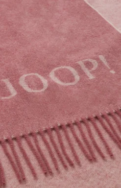 Plaid JOOP! FINE-DOUBLEFACE in Rouge-Nude