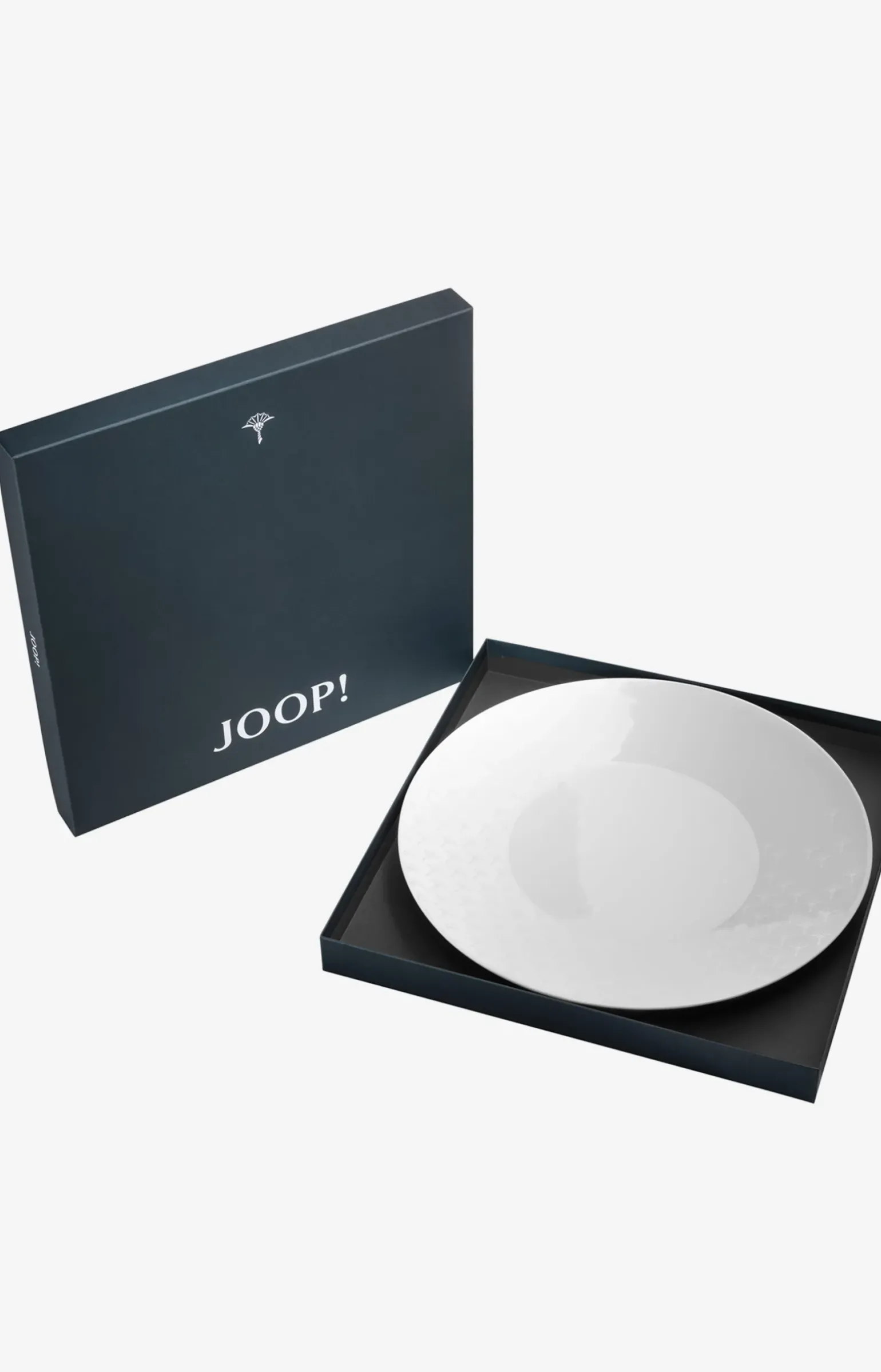 Platzteller Faded Cornflower in Weiß