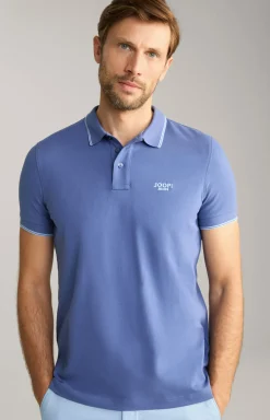 Poloshirt Agnello in Blau