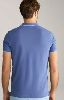 Poloshirt Agnello in Blau