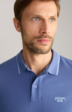 Poloshirt Agnello in Blau
