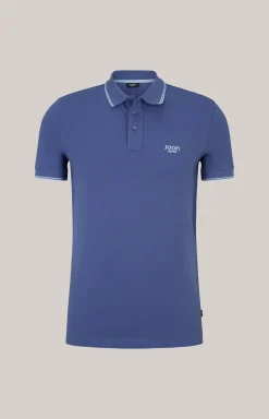 Poloshirt Agnello in Blau