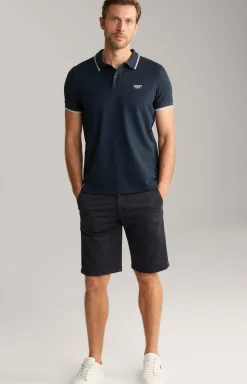 Poloshirt Agnello in Navy