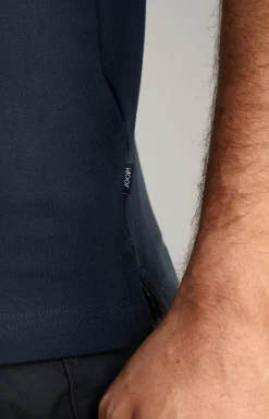 Poloshirt Agnello in Navy