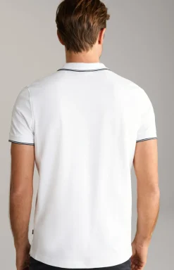 Poloshirt Agnello in Weiß