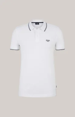 Poloshirt Agnello in Weiß