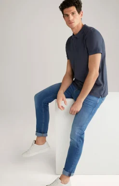 Poloshirt Ambrosio in Dunkelblau