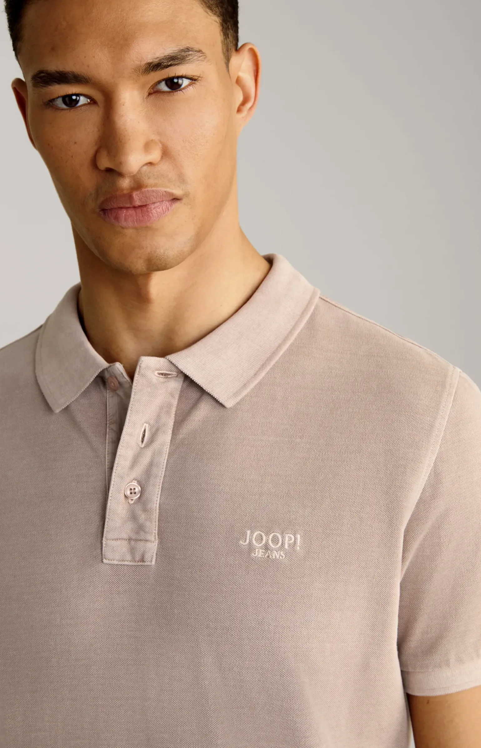 Poloshirt Ambrosio in Hellbraun