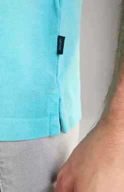 Poloshirt Ambrosio in Türkis