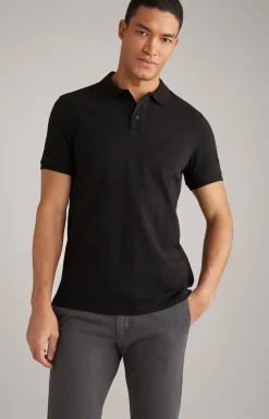 Poloshirt Beeke in Schwarz