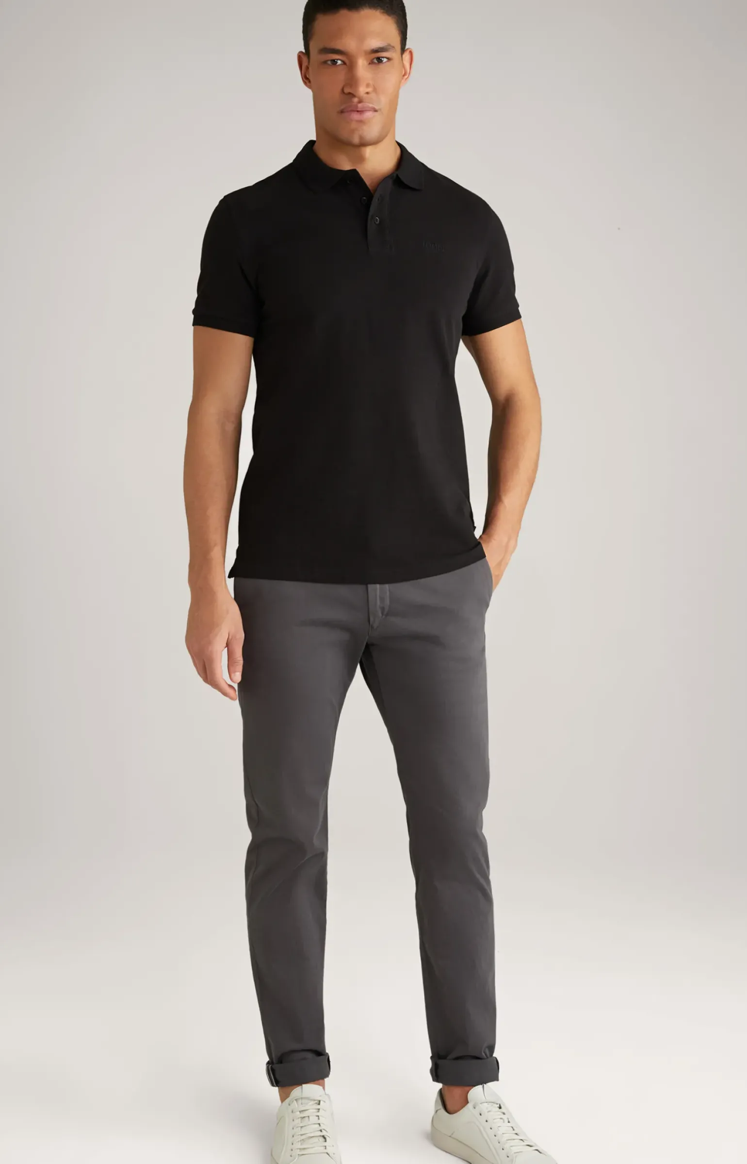 Poloshirt Beeke in Schwarz