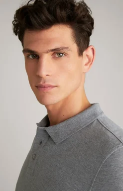 Poloshirt Beeke in Silbergrau