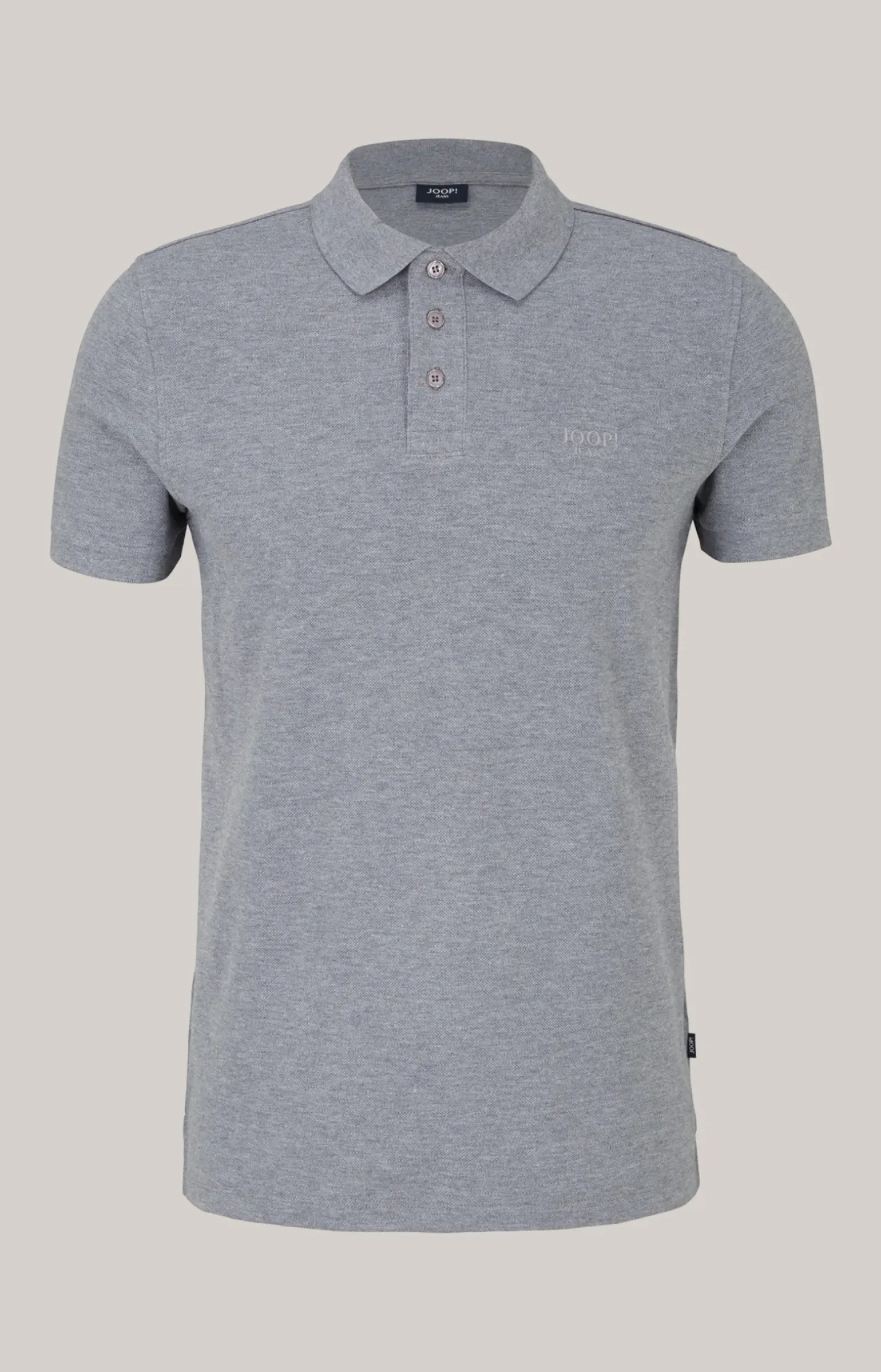 Poloshirt Beeke in Silbergrau