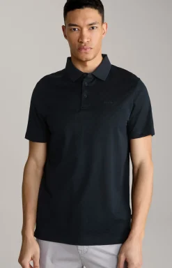 Poloshirt Pacey in Schwarz strukturiert