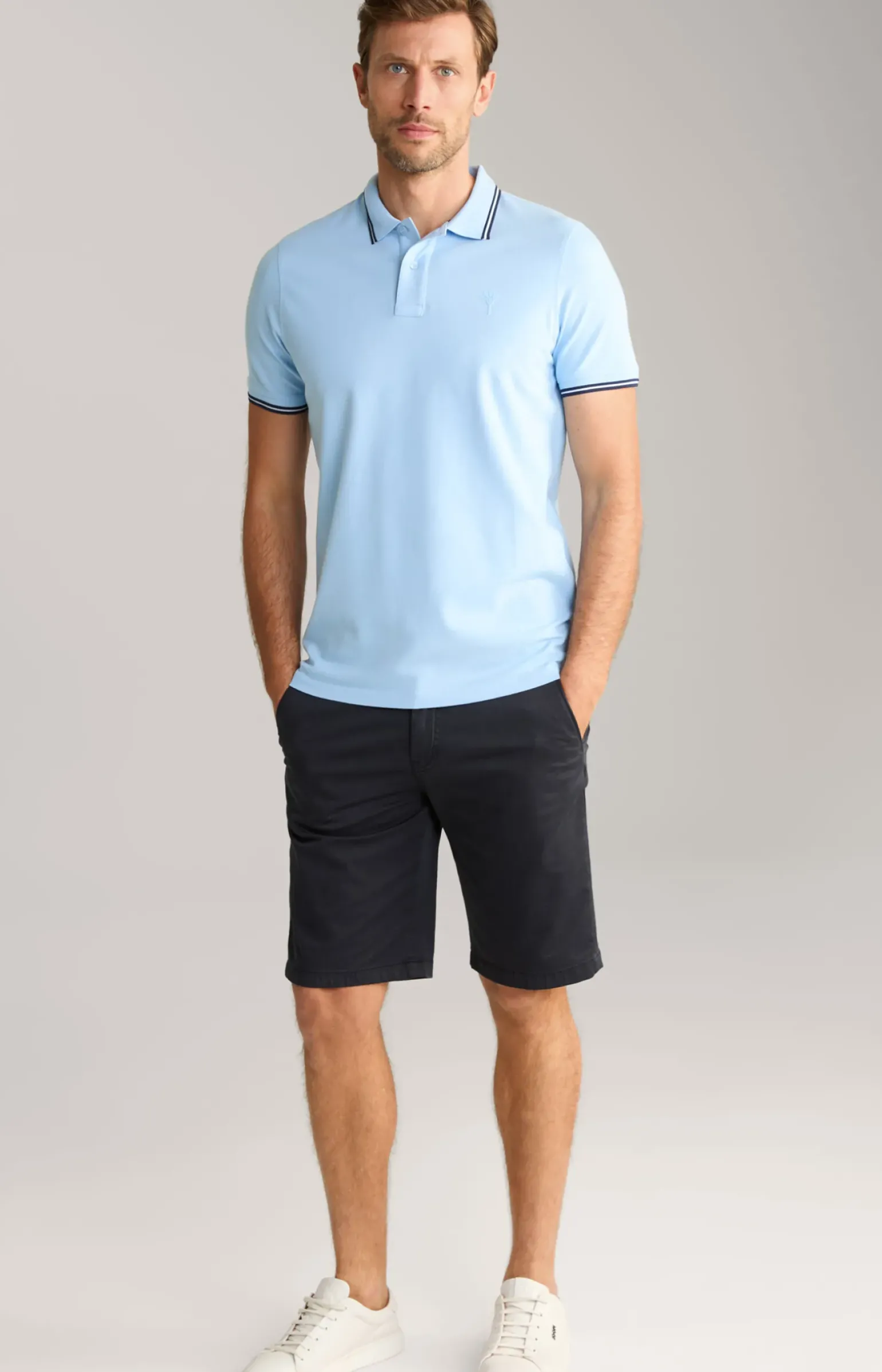 Poloshirt Pavlos in Hellblau