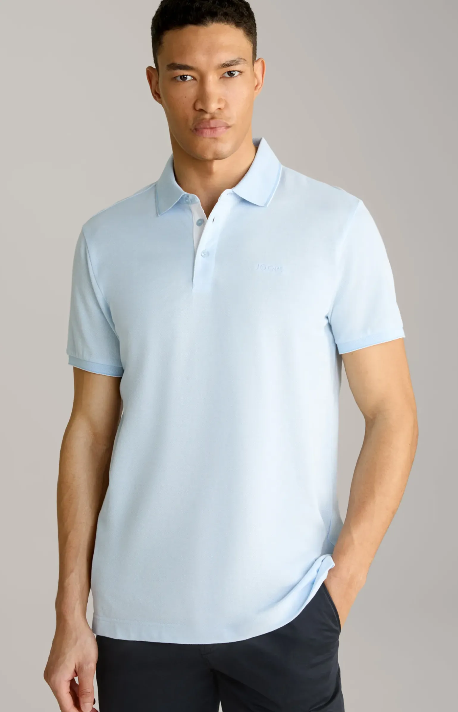 Poloshirt Percy in Hellblau