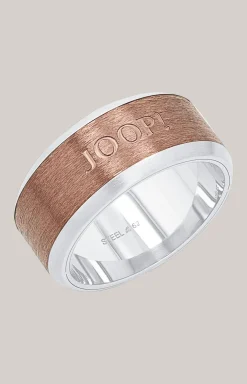 Ring in Silber/Braun