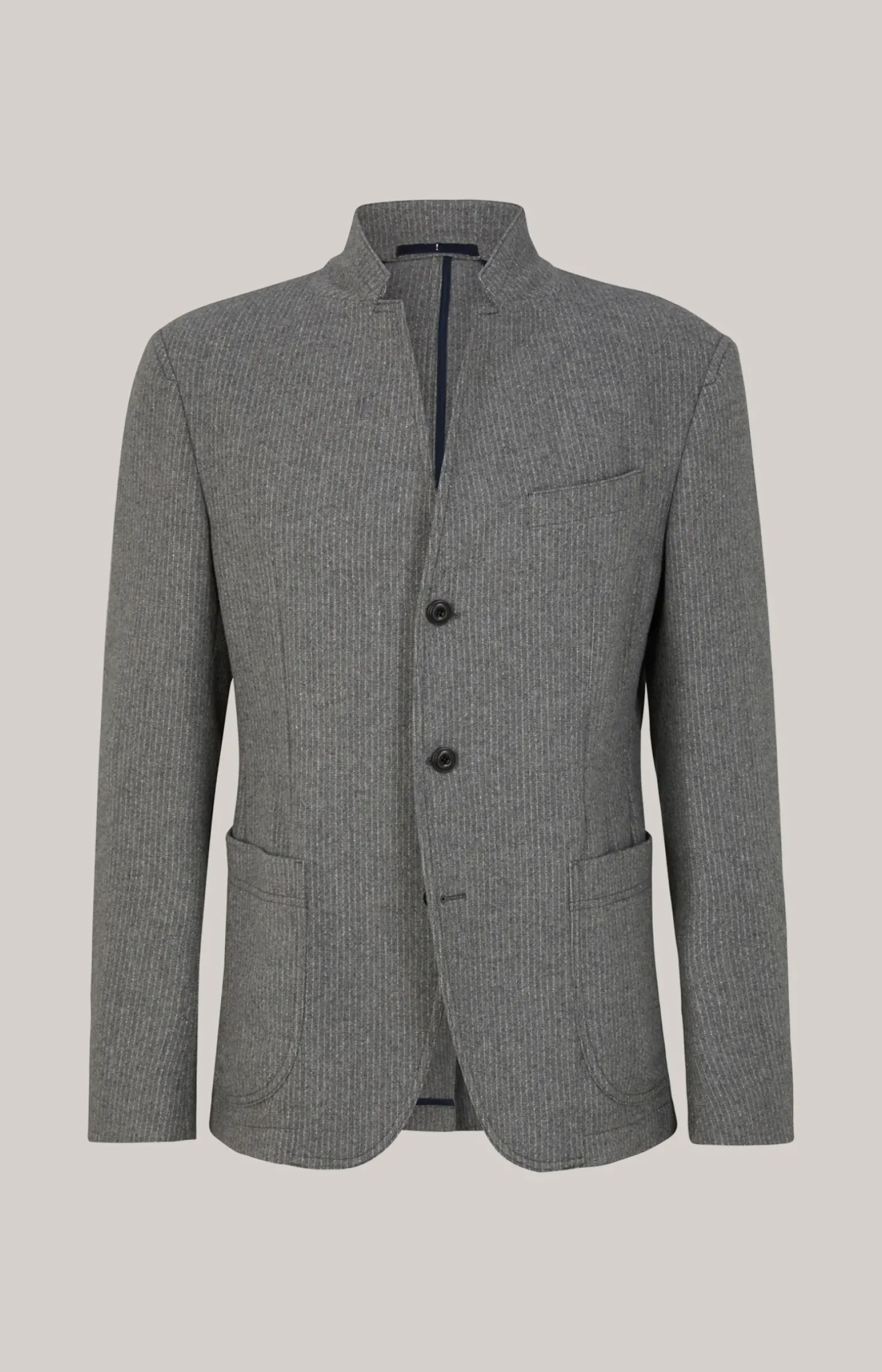 Sakko Hankez in Grau meliert gestreift