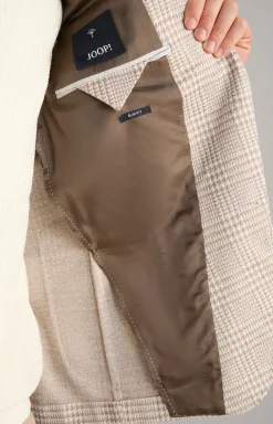 Sakko Hoverest in Beige kariert