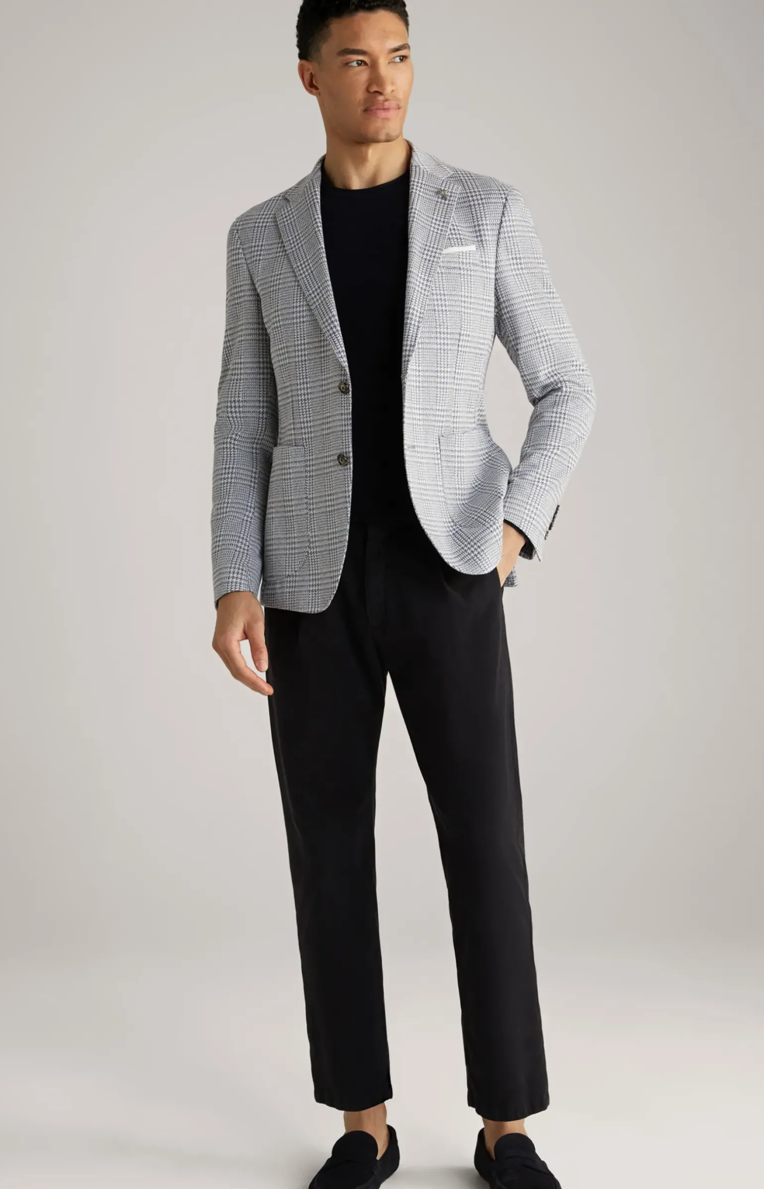 Sakko Hoverest in Blau kariert