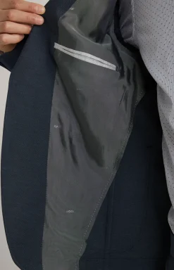 Sakko Hoverest in Dunkelblau meliert