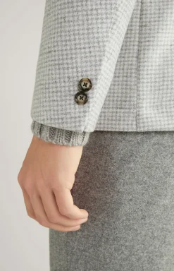 Sakko Laig in Hellgrau/Offwhite